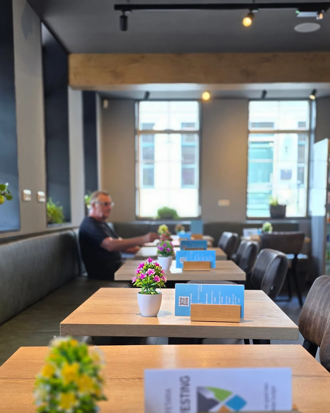 Interieur van Cafetaria de Vesting in Appingedam